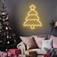 Brighten Your Holiday Celebrations: Christmas Tree Shining Star Neon Sign Perfect for Home Decor, Office Festivities, and Party Ambiance.
