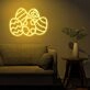Brighten Your Easter Celebrations and Decor: Colorful Eggs Easter Neon Sign for Home, Storefront, and Spring Events