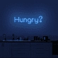 'Hungry' Neon Sign