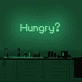 'Hungry' Neon Sign