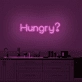 'Hungry' Neon Sign