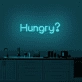 'Hungry' Neon Sign
