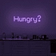 'Hungry' Neon Sign