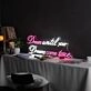 Brighten Your Home, Office, or Special Event with the Inspirational Dream Until Your Dreams Come True Quote Neon Sign.