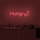 'Hungry' Neon Sign