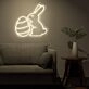 Brighten Up Your Easter Celebrations and Kids' Rooms with the Easter Eggs Bunny Cute Neon Sign.