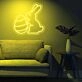 Brighten Up Your Easter Celebrations and Kids' Rooms with the Easter Eggs Bunny Cute Neon Sign.