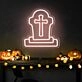 Spookify Your Space: The Halloween Coffin Neon Sign Perfect for Home Decor, Haunted Houses, and Halloween Celebrations