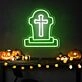 Spookify Your Space: The Halloween Coffin Neon Sign Perfect for Home Decor, Haunted Houses, and Halloween Celebrations