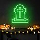 Spookify Your Space: The Halloween Coffin Neon Sign Perfect for Home Decor, Haunted Houses, and Halloween Celebrations