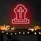 Spookify Your Space: The Halloween Coffin Neon Sign Perfect for Home Decor, Haunted Houses, and Halloween Celebrations