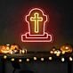 Spookify Your Space: The Halloween Coffin Neon Sign Perfect for Home Decor, Haunted Houses, and Halloween Celebrations