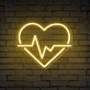 Brighten Up Your Romantic Evenings and Weddings with Heart Wave Neon Sign.