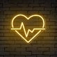 Brighten Up Your Romantic Evenings and Weddings with Heart Wave Neon Sign.