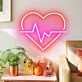 Brighten Up Your Romantic Evenings and Weddings with Heart Wave Neon Sign.