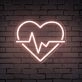 Brighten Up Your Romantic Evenings and Weddings with Heart Wave Neon Sign.