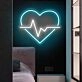 Brighten Up Your Romantic Evenings and Weddings with Heart Wave Neon Sign.