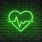 Brighten Up Your Romantic Evenings and Weddings with Heart Wave Neon Sign.
