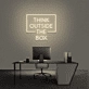 Think Outside The Box Neon Sign
