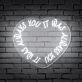 Brighten Your Wedding and Home Ambiance with the "It Was Always You Words Heart" Neon Sign