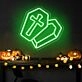 Brighten Up Your Halloween Festivities and Themed Events with the Semi Open Coffin Halloween Neon Sign