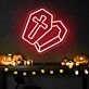 Brighten Up Your Halloween Festivities and Themed Events with the Semi Open Coffin Halloween Neon Sign