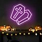 Brighten Up Your Halloween Festivities and Themed Events with the Semi Open Coffin Halloween Neon Sign