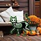 Enhance Your Halloween Festivities and Home Ambiance with the Spooky Skeleton Cat LED Neon Sign.