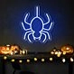 Light Up Your Halloween Festivities with the Spider Halloween Neon Sign - Perfect for Home, Bars, and Hauntingly Stylish Events!