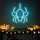 Light Up Your Halloween Festivities with the Spider Halloween Neon Sign - Perfect for Home, Bars, and Hauntingly Stylish Events!