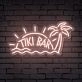 Brighten Your Beach Themed Tiki Bar, Summer Parties, and Wedding Receptions with the Tiki Bar Words Beach Theme Neon Sign.