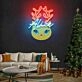 Add a Magical Glow to Your Little Girl's Room, Parties, and Special Occasions with Child Gift Girl Christmas Led UV Neon Room Decor.