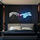 Brighten Your Space: Hand Love Led Uv Neon Sign for Romantic Ambiance in Living Rooms, Bars, and Weddings