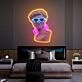 Elevate Your Space: Headphone On David Led Uv Neon Sign - A Versatile Accent for Home, Office, and Entertainment Venues.