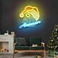 Brighten Up Your Teen's Space: The Perfect Christmas Decor, Party Highlight, and Room Accessory with the Neon Name Sign Teenage for Boys.