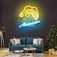 Brighten Up Your Teen's Space: The Perfect Christmas Decor, Party Highlight, and Room Accessory with the Neon Name Sign Teenage for Boys.