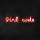 'Girl Code' Neon Sign