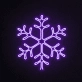 Snowflake Neon Sign