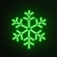 Snowflake Neon Sign