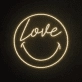 Smiley Love Face Neon Sign