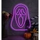 Elevate Your Halloween Ambiance or Theme Parties with the Ghostmask From Scream LED Neon Sign.