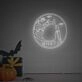 Spookify Your Space: Halloween Cat With Knife LED Neon Sign for Home, Office, and Themed Parties