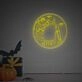 Spookify Your Space: Halloween Cat With Knife LED Neon Sign for Home, Office, and Themed Parties