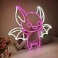 Brighten Up Your Halloween Festivities at Home, Office, or Party with the Halloween Cuty Flying Bat LED Neon Sign