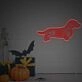 Brighten Your Halloween Celebration and Home Decor with the Whimsical Halloween Dachshund Skeleton LED Neon Sign – Perfect for Parties, Events, and Spooky Themed Bars.
