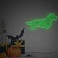 Brighten Your Halloween Celebration and Home Decor with the Whimsical Halloween Dachshund Skeleton LED Neon Sign – Perfect for Parties, Events, and Spooky Themed Bars.