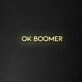 Ok Boomer Neon Sign