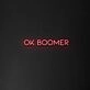 Ok Boomer Neon Sign