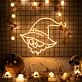 Add a Spooky Glow to Your Halloween Celebrations and Themed Parties with the Halloween Skull Head With Magic Hat LED Neon Sign.