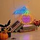 Brighten Up Your Halloween Festivities and Home Decor with the Helloween Pumpkin With Blue Crow LED Neon Sign